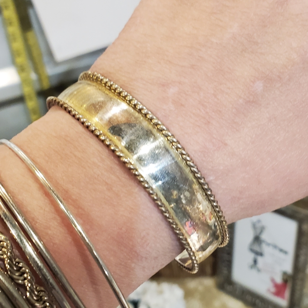 ATI MEXICO SOLID .925 🇲🇽 Sterling silver CHUNKY STERLING CUFF